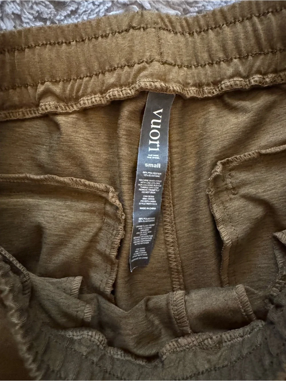 VUORI Men’s Sunday Performance Knit Joggers with Zip Pocket Size Small